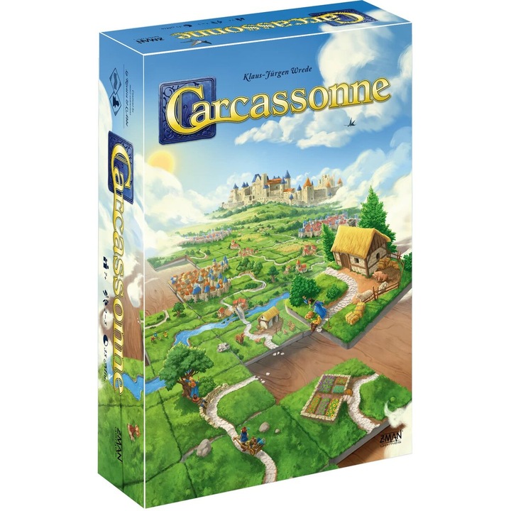 Joc de Masă Asmodee Carcassonne, 2-5 jucători, Limba Franceză, +7 ani