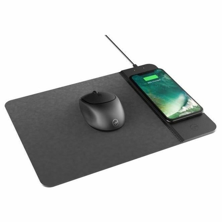 Mouse cu pad cu incarcare wireless Mobility Lab ML305332 Negru