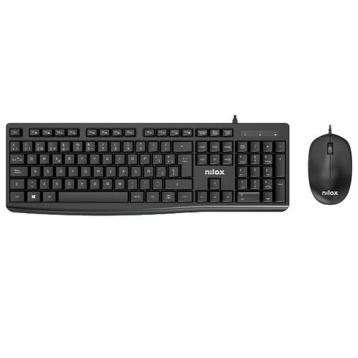 Mouse si Tastatura Philips SPT6607W/16 Alb QWERTY