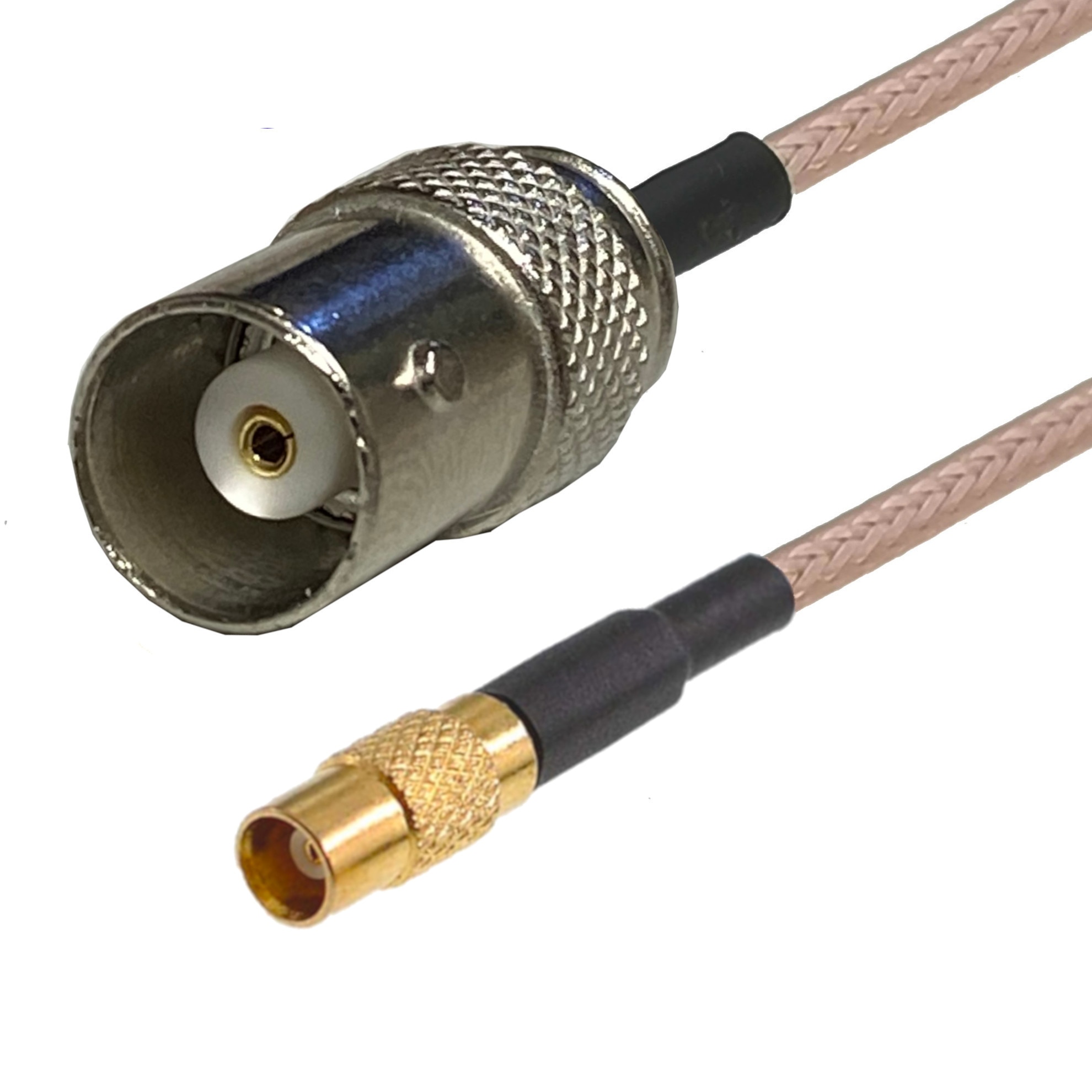 2 Prese Telaio BNC 50 Ohm Per Pannello &ndash; Connettori Video RF