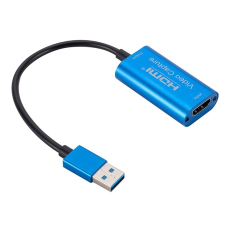Adaptor, HDMI, HDMI-USB 3.0, Full HD 1080p/60fps, Plug&Play, albastru ...