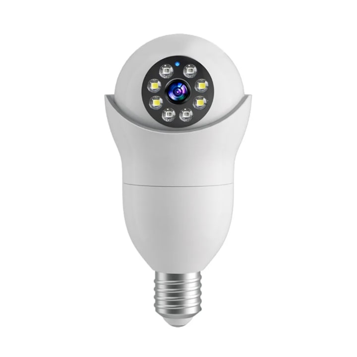 Camera Bec Camera de supraveghere pentru bec, SwiatKabli, Wireless, 355 ...