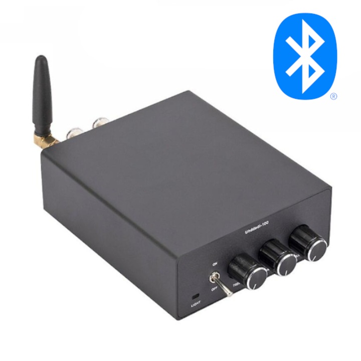 Amplificator audio HiFi Arthon Bluetooth 100W, 4-8 Ohm, 10-15m, set complet