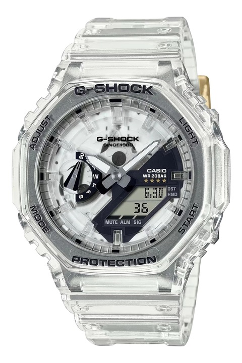 Casio, Часовник G-Shock със смесен дисплей, Прозрачен
