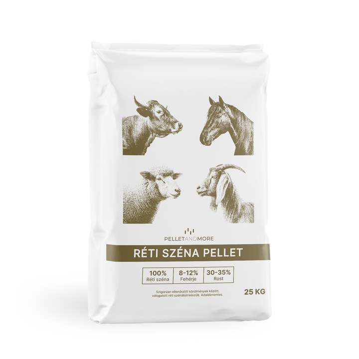 Pellet&More Réti Széna Pellet, 25kg