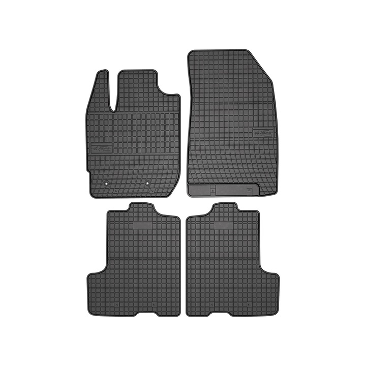 Set 4 covorase auto dedicate Dacia Duster II dupa anul 2018, din cauciuc antiaderent culoare negru mat