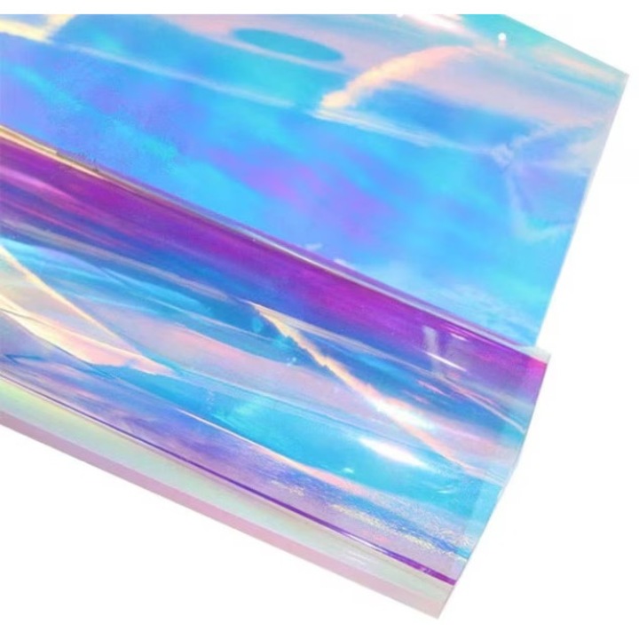 Folie Autoadeziva pentru Geam cu Protectie Solara UV si Efect de Oglinda DAVIDAMI CONCEPT®, dimensiune 200 cm x 60 cm, Neon Blue