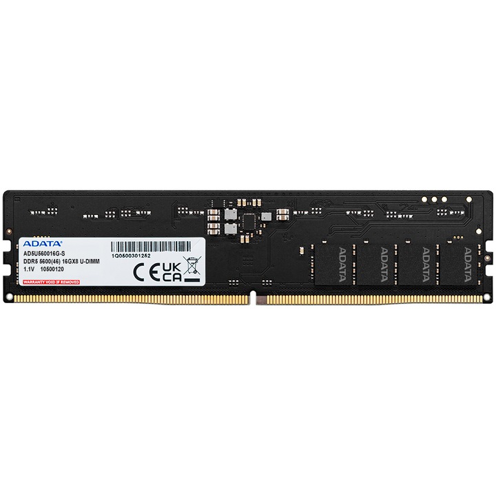 Memorie ADATA U-DIMM, 16GB DDR5, 5600MHz CL46