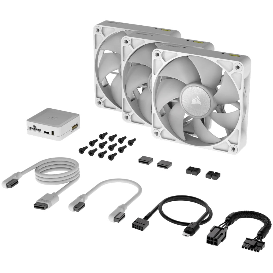 Ventilator Corsair iCUE LINK RX120 RGB, 120mm PWM, Triple Pack