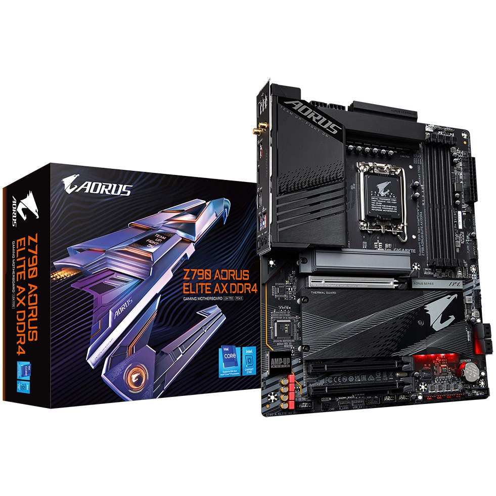 Placa de baza GIGABYTE Z790 AORUS ELITE AX DDR4, LGA 1700