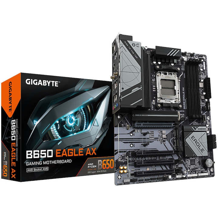 Placa de baza Gigabyte B650 EAGLE AX, AMD B650, Socket AM5, ATX