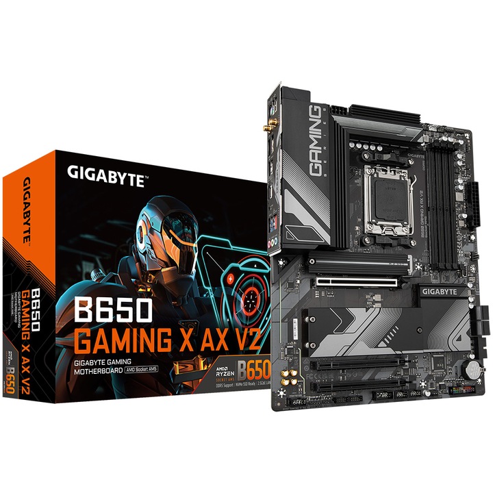Дънна платка Gigabyte B650 GAMING X AX V2, Socket AM5, ATX