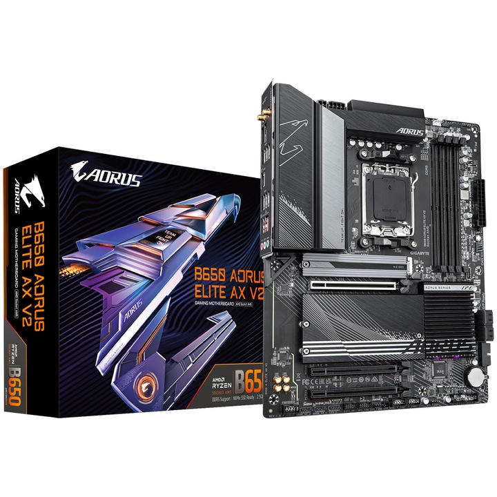 Placa de baza Gigabyte B650 AORUS ELITE AX V2 Socket AM5