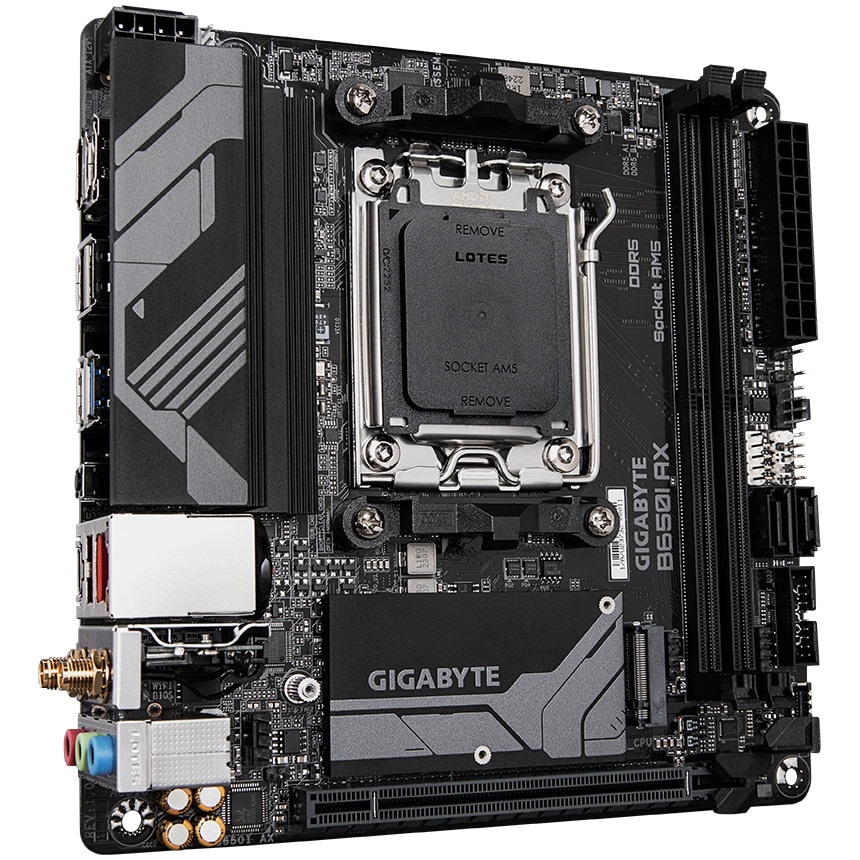 Placa de baza GIGABYTE B650I AX, Socket AM5, Mini-ITX - eMAG.ro