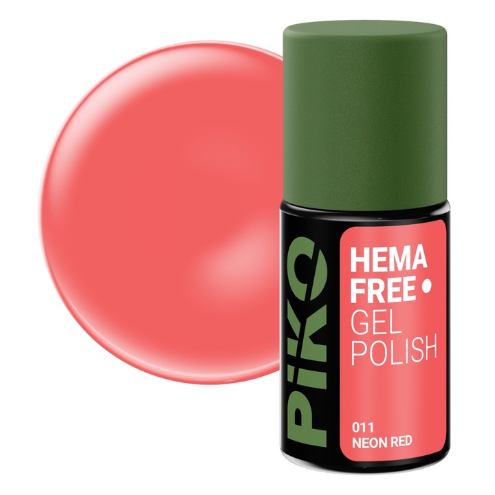Oja semipermanenta Piko Hema Free 011 Neon Red