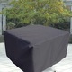 Husa de protectie pentru mobilier gradina, Oxford 210D, Rezistent la apa, 213x132x74 cm, Negru