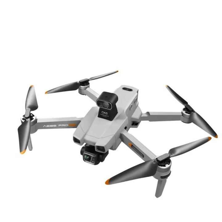 Drón, ae86 pro max rc, 3 tengelyes rázkódásgátló gimbal 8k hd, dual kamera, fpv akadálykerülő, kefe nélküli, quadcopter