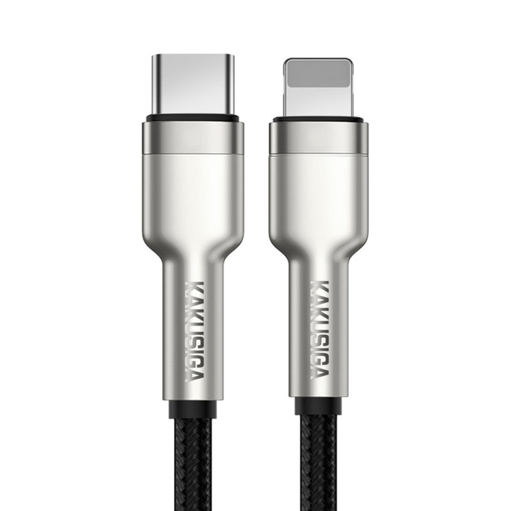 Kakusiga KSC-685 adat- és töltőkábel, Lightning csatlakozó USB-C-hez, 20W PD