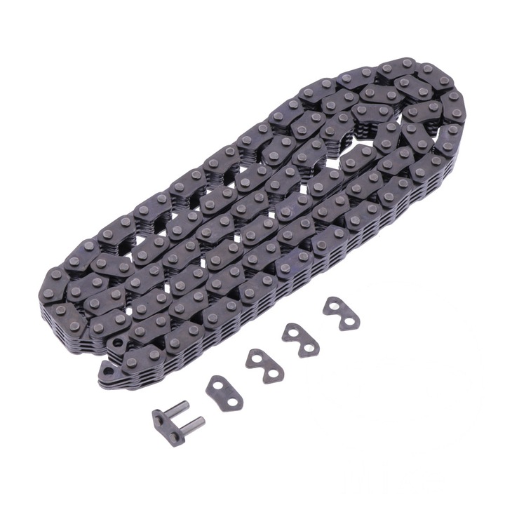 Lant distributie pentru Honda PC/VT/XLV/Sachs B/Roadster/S/Suzuki GSX-R/VL/VS/VX, Tourmax, Negru