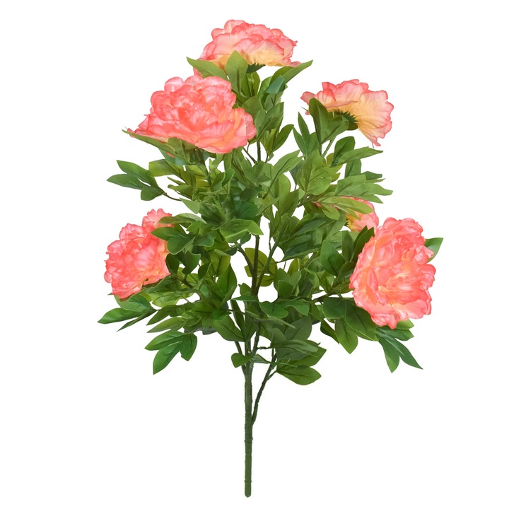 Изкуствено цвете, Китайски божур без саксия, Naimeed D5632, 90x60 см, Розов