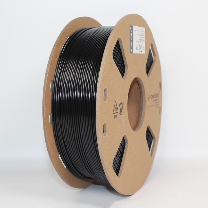 Filament 3D PETG Easy to Print, 1, 75 mm 1 kg, 220 - 260 °C, Negru