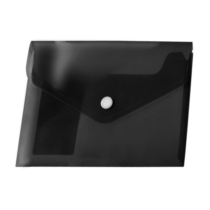 Mapa A4 Tetis, pe zatar, negru, set 12 buc, 33x23.5cm