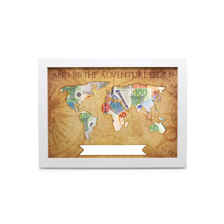 Harta in stil Vintage pe hartie Kraft, Supriza speciala pentru nunta, Aniversare, Calatorii si sarbatori