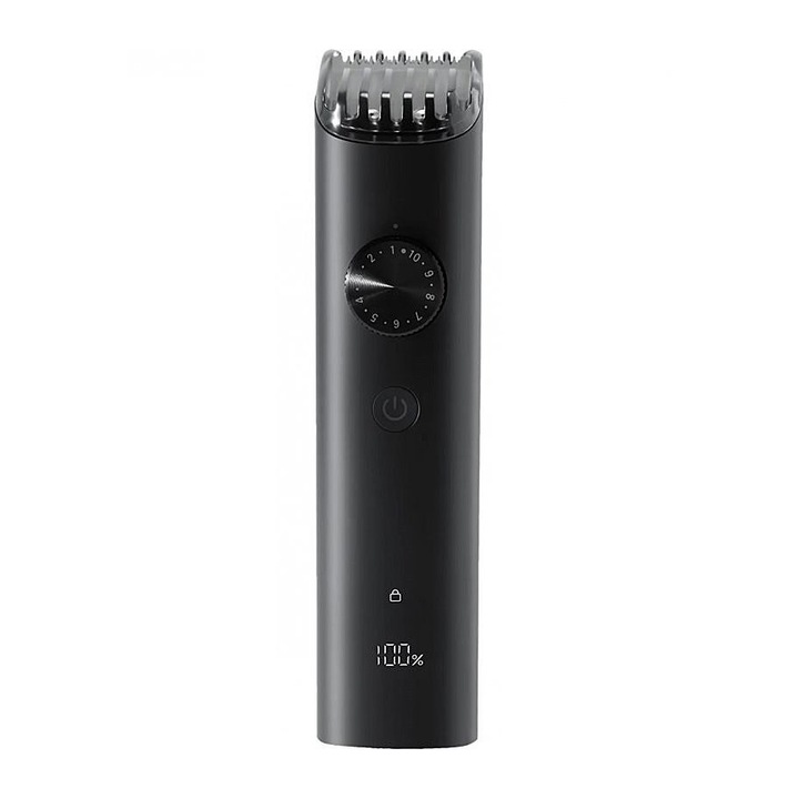 Kit aparat ras, Xiaomi Grooming Kit Pro, Inox, Ergonomic, 100-240V, Negru