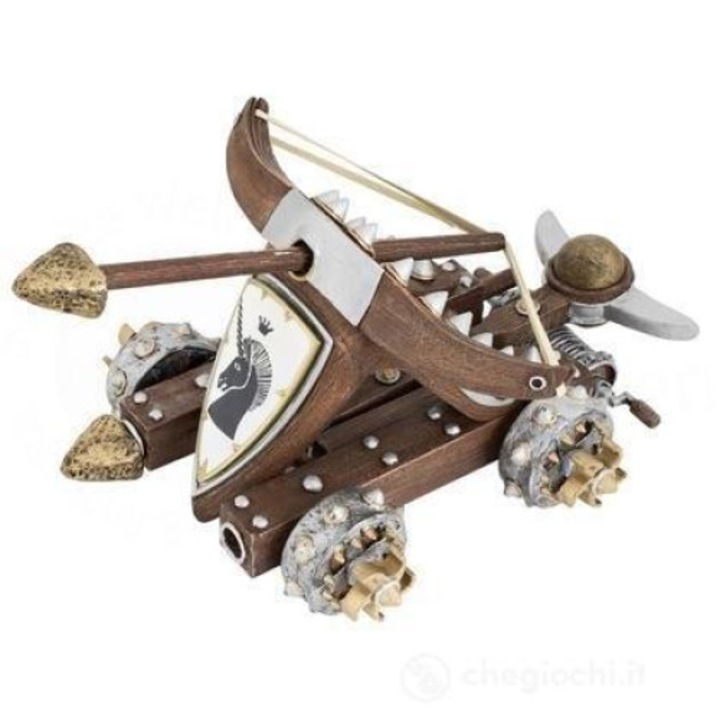 Фигурка Катапулт, която стреля със стрели, PAPO, 3 години+, Кафява