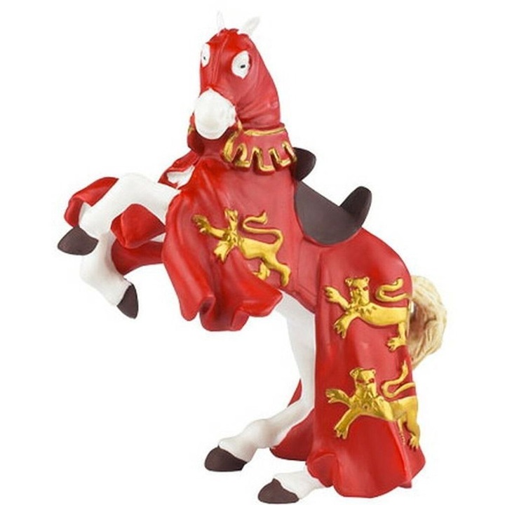 Статуетка Кон PAPO, 3 години+, червено/бяло