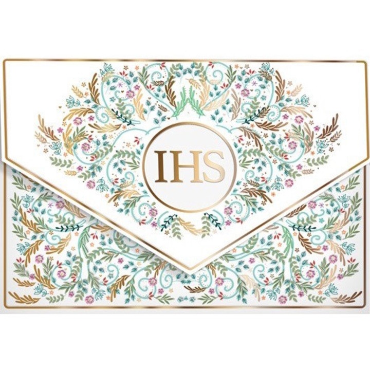 Felicitare, HENRY, Patern IHS, A5, plic, 15x21cm