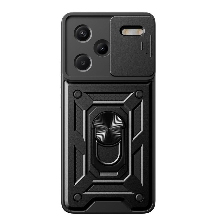 Калъф TECH-PROTECT Cam Shield Pro, съвместим с Xiaomi Redmi Note 13 Pro Plus 5G Черен