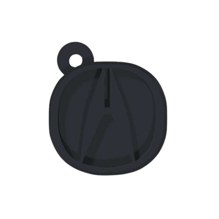 Kulcstartó, "ACURA", 41 x 36 mm fekete