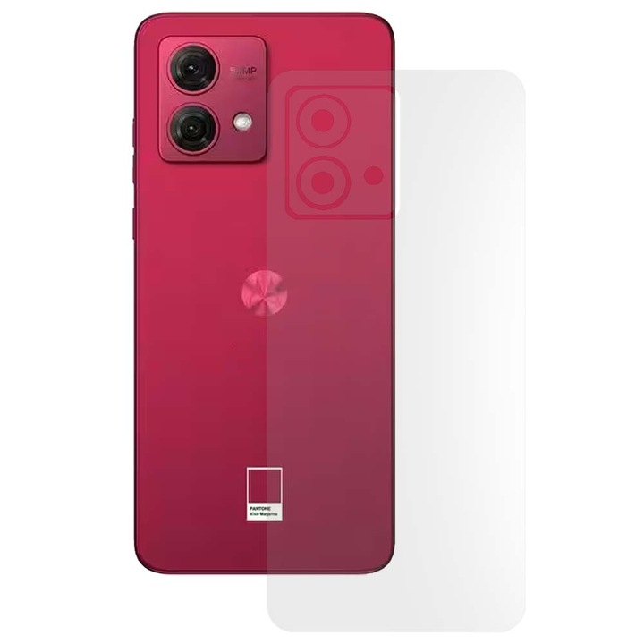 SILKASE matt hátfólia Motorola Moto G84-hez, hátvédő, szilikon