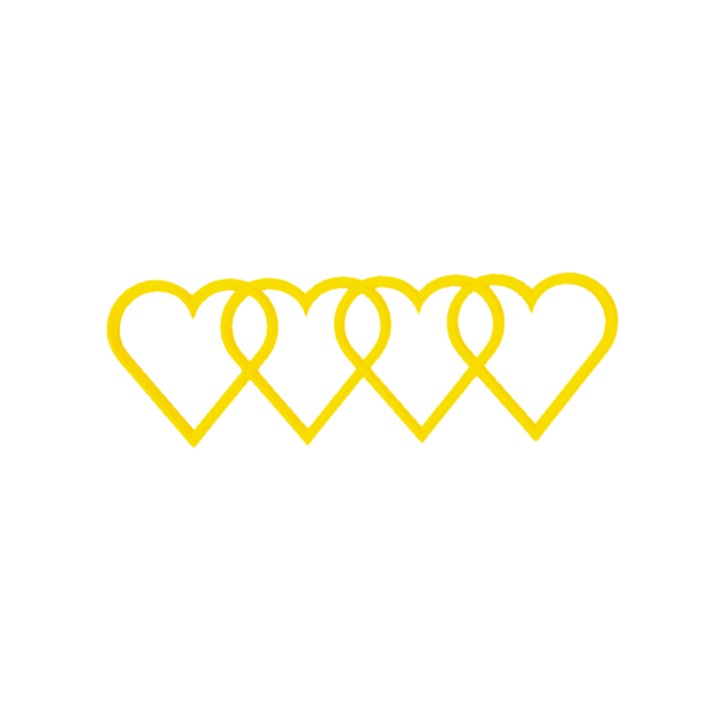 Breloc chei, "AUDI", 27X 80 mm galben