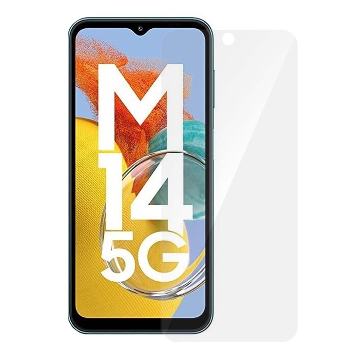 SILKASE fólia Samsung Galaxy M14-hez, képernyővédő, megújuló szilikon