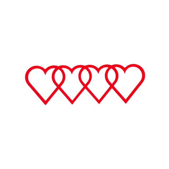 Breloc chei, "AUDI", 27X 80 mm rosu