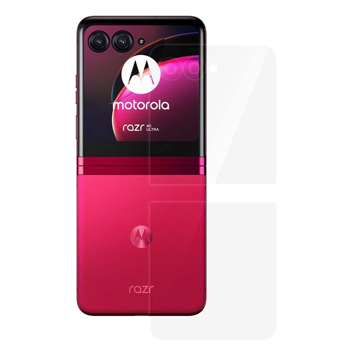SILKASE hátfólia Motorola Razr 40 Ultra-hoz, hátvédő, megújuló szilikon