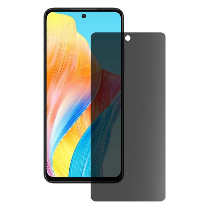 SILKASE matt adatvédő fólia Oppo A58-hoz, képernyővédő, szilikon