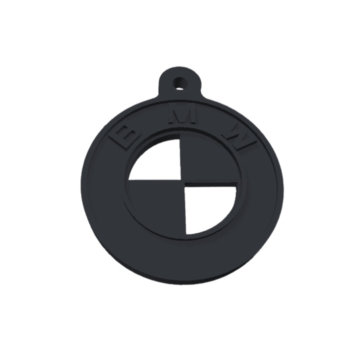 Kulcstartó, "BMW", 52X 62 mm fekete