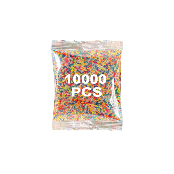 Set 10000 margele decorative, ZmdecQna, Gel, Multicolor
