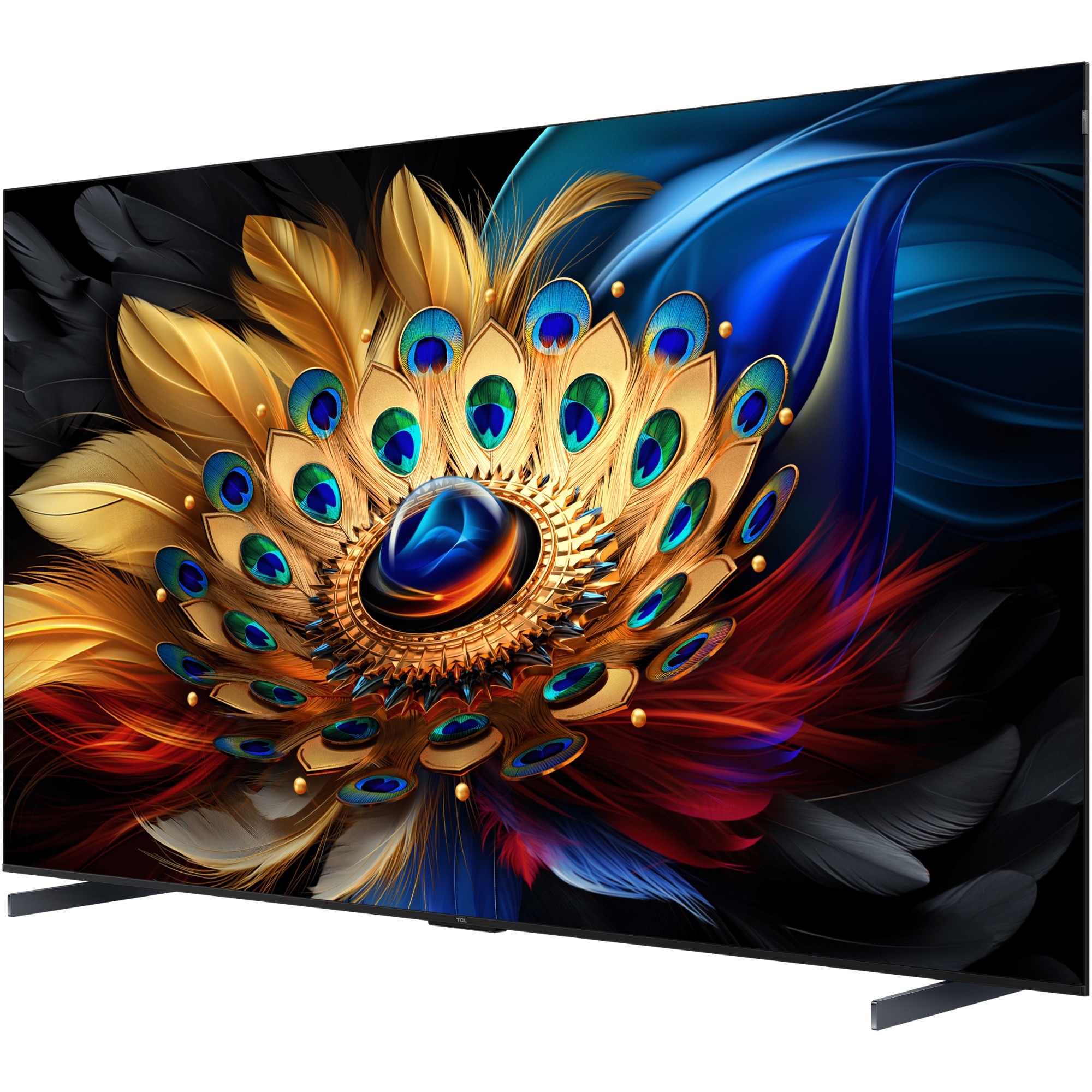 Televizor TCL QLED 98C655, 248 cm, Smart Google TV, 4K Ultra HD, 100Hz, Clasa G