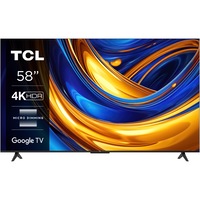 Televizor TCL LED 58P655, 146 cm, Smart Google TV, 4K Ultra HD, Clasa E (Model 2024)