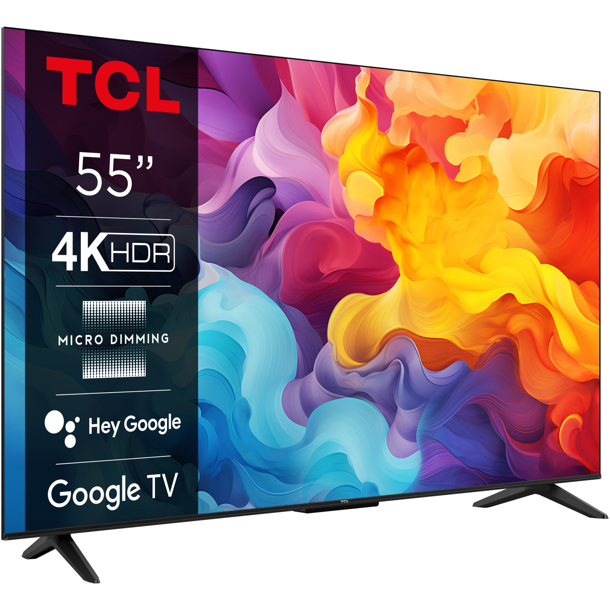 TCL 55P655 Smart LED Televízió, 139 cm, 4K,UHD, HDR, Google TV - eMAG.hu