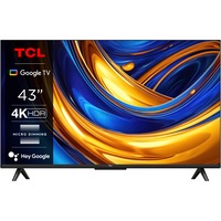 Televizor TCL LED 43P655, 108 cm, Smart Google TV, 4K Ultra HD, Clasa F (Model 2024)