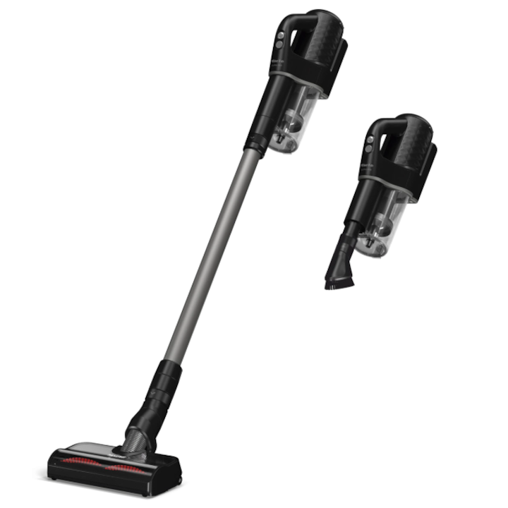 Вертикална прахосмукачка Miele Duoflex HX1 Cat & Dog 12377820, 2 в 1, 210 W, 0.3 л, Автономност 55 мин., Хигиенен филтър, Технология Vortex, Четка Electro Compact, Черен