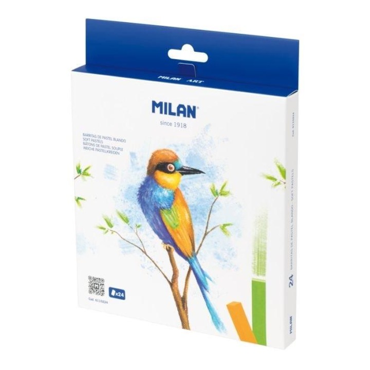 Set 24 pasteluri uscate Milan, Multicolor