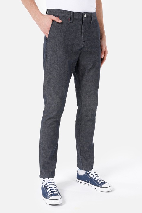 COLIN'S, Pantaloni regular fit cu buzunare laterale, Gri inchis melange