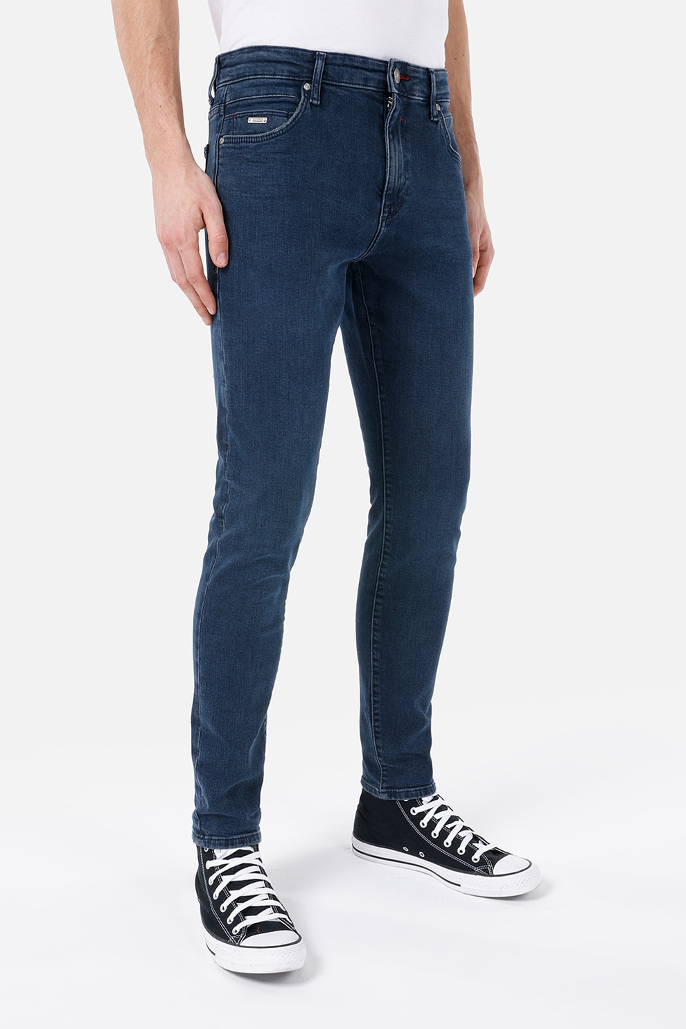 COLIN'S, Blugi slim fit 041 Danny, Albastru inchis, W28-L32