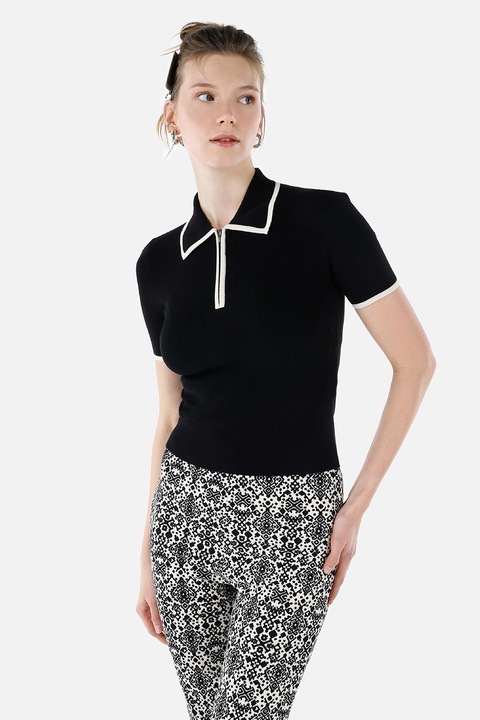 COLIN'S, Plover polo slim fit, Negru, M